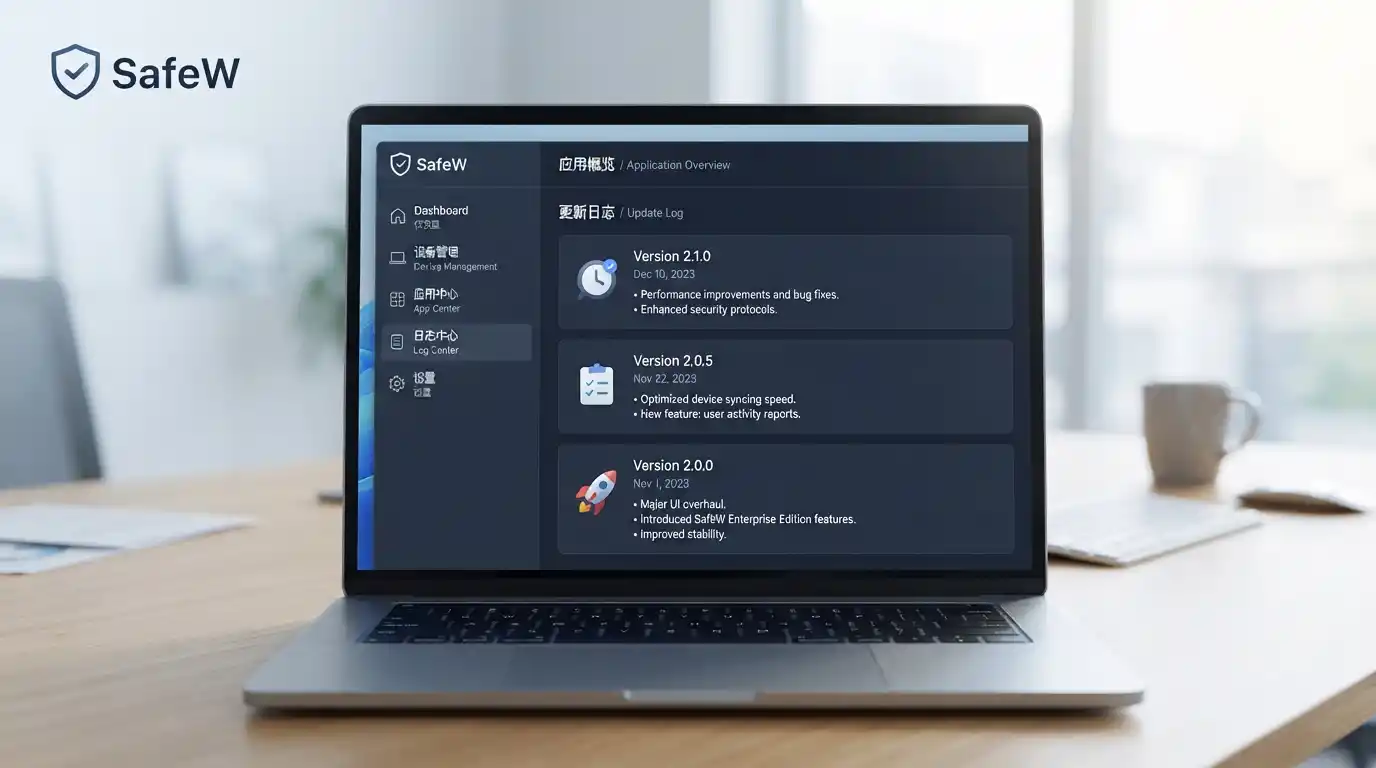 SafeW下载后如何检查更新日志？，safeentry下载软件 - SafeW官网下载-SafeW官网下载